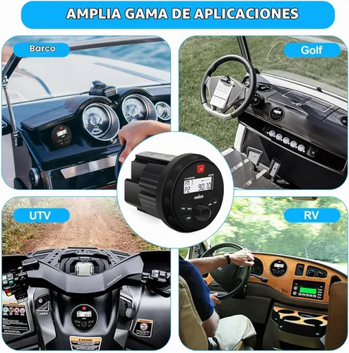 Vista 6 de Radio marina marina estéreo Bluetooth barco estéreo estilo redondo sistema de barco radio