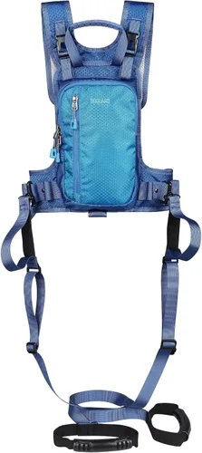 Vista 3 de skiguard Entrenador de arnés de esquí para niños: ayuda a los niños pequeños a aprender a esquiar con apoyo, arnés de esquí infantil con mochila