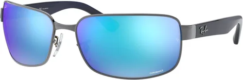 Vista 2 de Ray-Ban Hombres 1514910001NegroGris anteojos de sol 65mm