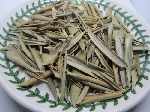 Vista 3 de Hoja de olivo griego, Olea europaea Hoja entera seca de 100% Nature (04 onzas)