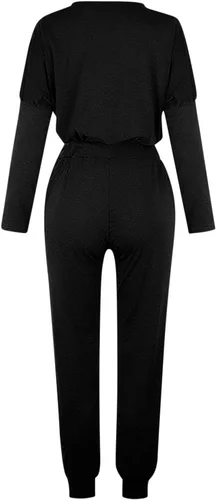 Vista 5 de Comigeewa Chándal dos piezas Navidad para mujer estampado de manga larga jersey camisas pantalones deportivos 2 piezas
