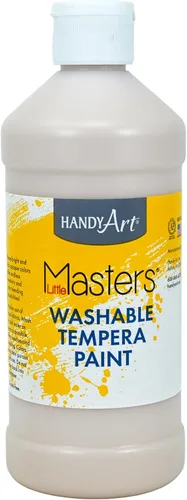 Vista 44 de Handy Art Little Masters - Pintura lavable, 16 onzas, color negro Bright & Mixable, High Opacity, Washable Colors for Classroom, Students, Kids