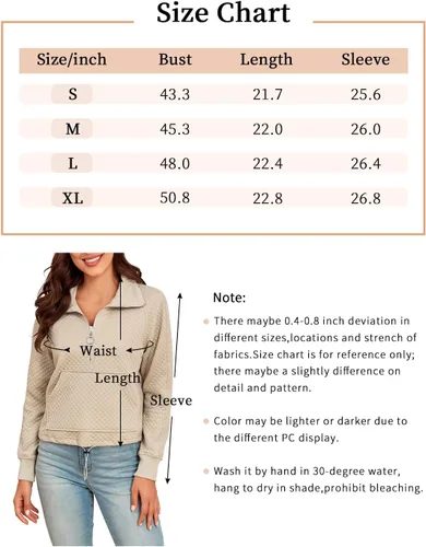Vista 6 de SENFURE Sudaderas con capucha para mujer, manga larga, cuello alto, camisetas atléticas