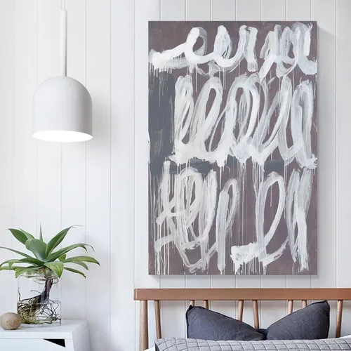 Vista 5 de WANSHI Cy Twombly sin título (9) Lienzo grande impresión de pinturas famosas para oficina y hogar, arte decorativo para pared, póster de pintura