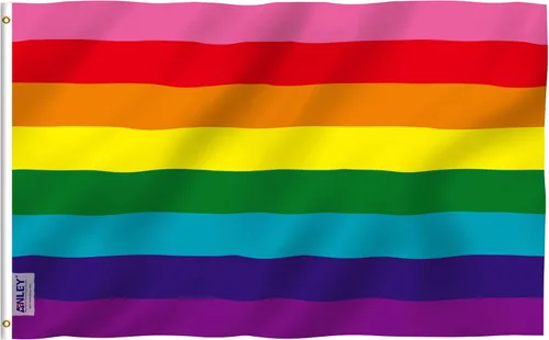 Vista 15 de Anley Fly Breeze - Bandera del orgullo abrosexual de 3 x 5 pies, color vivo y a prueba de decoloración, cabecera de lona y doble costura, banderas
