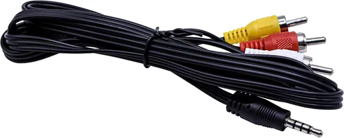 Vista 4 de HQRP Cable de audio y video AV compatible con videocámara Panasonic PV-DV200, PV-DV200D, PV-DV201, PV-DV201D, PV-DV202, PV-DV202D