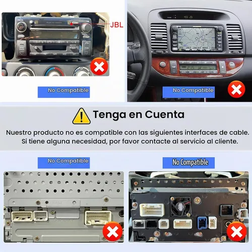 Vista 3 de [2G+64G] Radio de coche para Toyota Camry 2000 2001 2002 2003 2004 2005