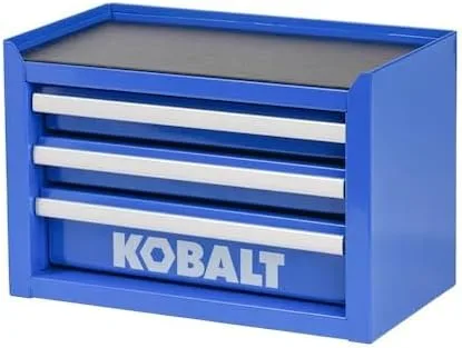 Vista 12 de Mini caja de herramientas de acero con 3 cajones negro
