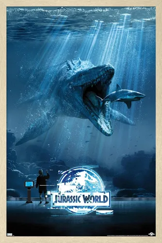 Vista 12 de Trends International Jurassic World - Póster de pared de agua, 14.725 x 22.375 pulgadas, versión premium sin marco