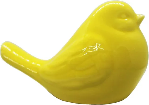 Vista 5 de Nueva figura de pájaro azul, figura de ave regordeta de cerámica, decoración de estatua de pájaro de animales de cabaña para decoración del jardín