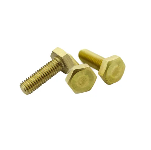 Vista 4 de Tornillo hexagonal M4*0.236 in Tornillo hexagonal Tornillo hexagonal exterior de latón Tornillo hexagonal Tornillos de rosca Tornillos hexagonales