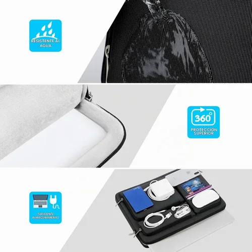 Vista 2 de Lacdo Funda para laptop Chromebook para Samsung HP Lenovo Dell Acer ASUS Chromebook de 11.6 pulgadas, Microsoft Surface Pro 11 Copilot+PC/Surface