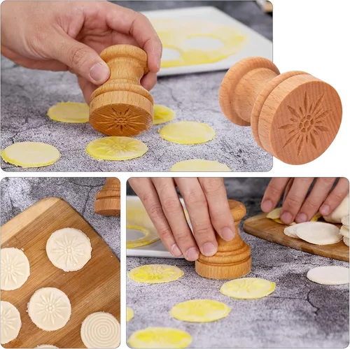 Vista 4 de Sello Corzetti Tradicional Madera Croxetti Pasta Sello Tortelloni Mano Tortelloni Madera Tortelloni Sello Corzetti Prensa Molde Pasta Fresca