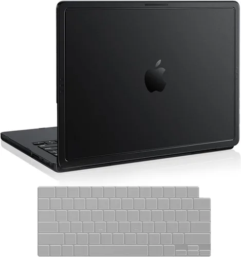 Vista 11 de Soonjet CrackGuard - Funda para MacBook Pro de 14 pulgadas M5 M4 M3 M2 M1 Pro/Max 2025 2024-2021 [actualización antigrietas] [ajuste impecable]