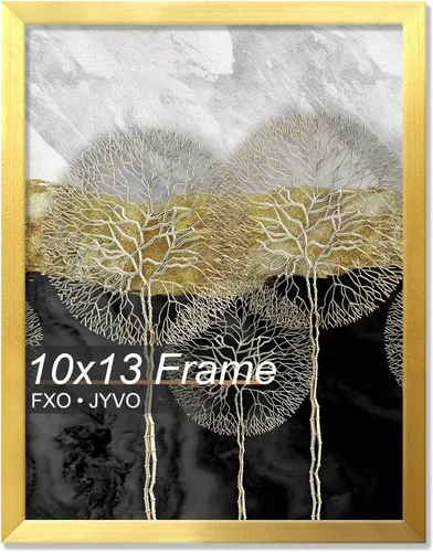 Vista 113 de Fxojyvo Marco de fotos de 5 x 8 pulgadas, marco negro para póster de fotos de 5 x 8 pulgadas, peso ligero y altamente transparente, marco de 5 x 8