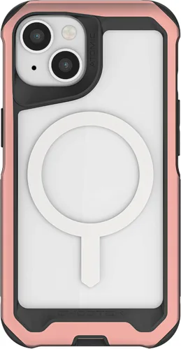 Vista 149 de Ghostek ATOMIC - Funda delgada para Galaxy S21 con parachoques de metal de aluminio y diseño trasero transparente, protección resistente que absorbe