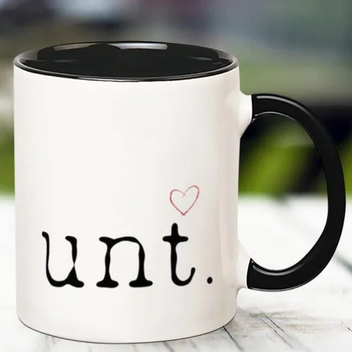 Vista 3 de Fonhark - Taza de coño. Taza de corazón coño. Humor adulto, ofensivo, travieso, grosero, taza de café novedosa de 11 onzas