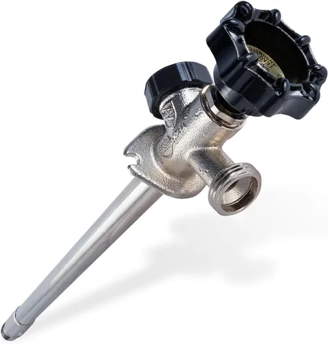Vista 11 de Midline Valve Llave de sillín antiescarcha de 6 pulgadas con rompedor de vacío integral, latón cromado, sin plomo, entrada MIP/sudor de 1/2 pulgada
