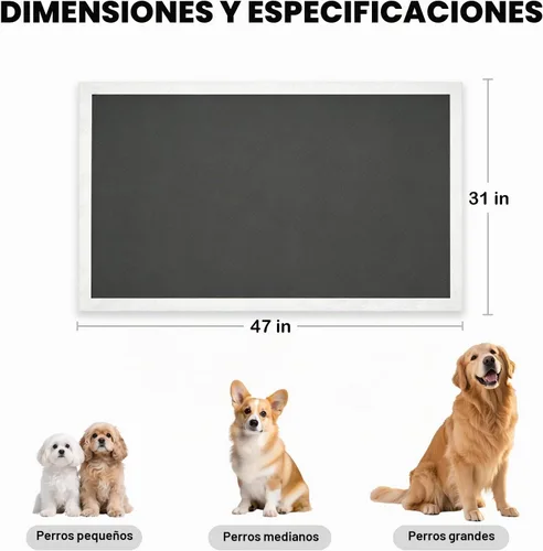 Vista 4 de 30 almohadillas de carbón extra grandes de 31 x 47 pulgadas, con control de olor, superabsorbentes, almohadillas desechables gruesas para orinal