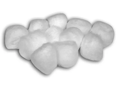 Vista 3 de Maxim - Bolas de algodón orgánico (100 unidades): hipoalergénicas, 100% algodón blanco natural para pieles sensibles, sin cloro, sin químicos