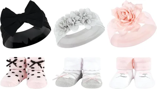 Vista 57 de Hudson Baby Conjunto de regalo de diadema y calcetines para niña
