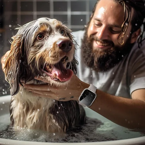 Vista 7 de Goton Funda impermeable con privacidad para Apple Watch, protector de pantalla, película de vidrio templado anti-espía, cubierta iWatch, carcasa