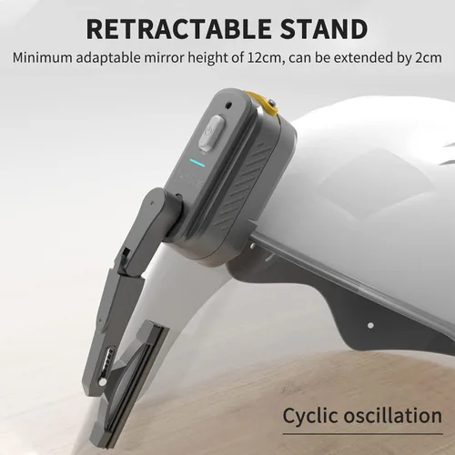 Vista 4 de Limpiaparabrisas recargable para casco de motocicleta, universal, impermeable, compatible con la mayoría de viseras