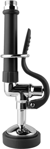 Vista 7 de Pulverizador de preenjuague comercial con manguera de acero inoxidable de 45 pulgadas, rociador de fregadero comercial de 1.42 GPM, rociador
