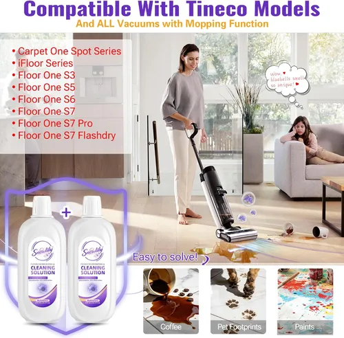Vista 2 de Solución de limpieza de suelos compatible con la serie Tineco iFLOOR para todos los robots