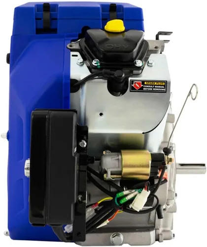 Vista 4 de DuroMax XP23HPE 713cc - Motor V-doble de arranque eléctrico a gasolina de eje horizontal de 1 pulgada, multiusos