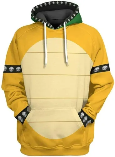 Vista 2 de Super Brothers - Sudadera con capucha para jóvenes con estampado 3D, disfraz de cómic unisex para adultos