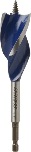 Vista 4 de IRWIN SPEEDBOR 3041021 - Broca, 1-1/2 pulgadas x 6 pulgadas, color negro