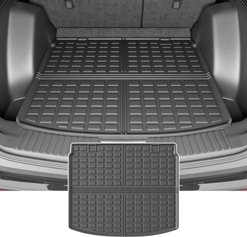Vista 9 de powoq - Alfombrilla para maletero compatible con Honda CRV 2012-2016, revestimiento para cajuela TPE, alfombrilla de carga de repuesto para Honda