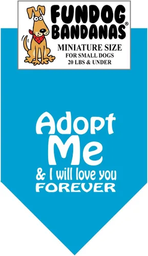 Vista 9 de Adopt Me & I Will Love You Forever - Bandana para perros pequeños de menos de 20 libras, rosa intenso