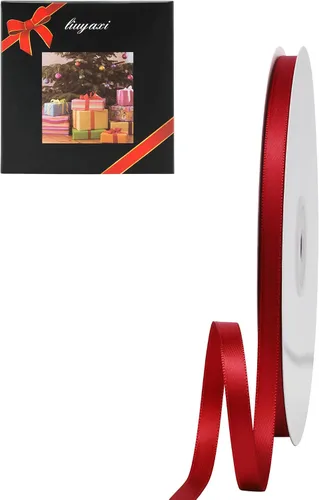 Vista 146 de Cinta de satén verde manzana de doble cara de color sólido de 1/2 pulgada x 25 yardas, cintas perfectas para manualidades, decoración de bodas