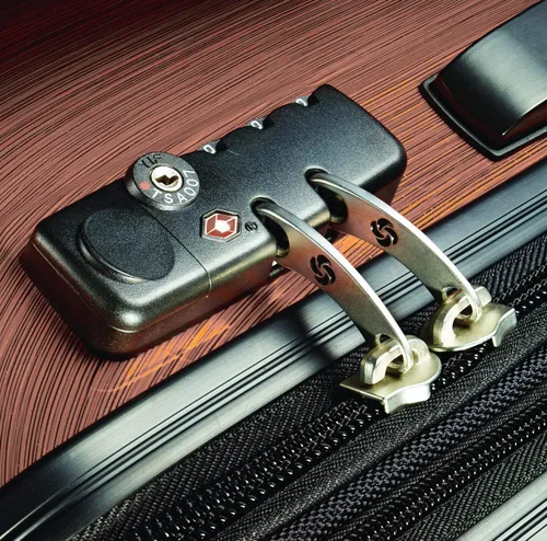 Vista 3 de Samsonite Winfield 2 - Equipaje rígido con ruedas giratorias, Oro Rosa