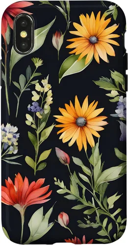Vista 5 de iPhone 16 Bouquet Acuarela Flores Acuarela Floral Botánico Case