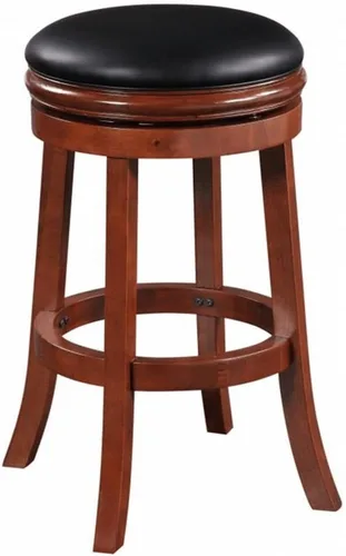 Vista 9 de Boraam Taburete giratorio sin espalda, 29" altura de barra, negro/capuchino Negro/Cappuccino