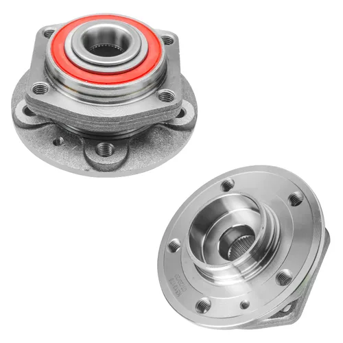 Vista 53 de Detroit Axle - 2.2L Bujes de rodamiento de rueda delanteros de 2 piezas para Honda Accord 90-97, 97 Acura CL, 2 rodamientos de ruedas y conjunto