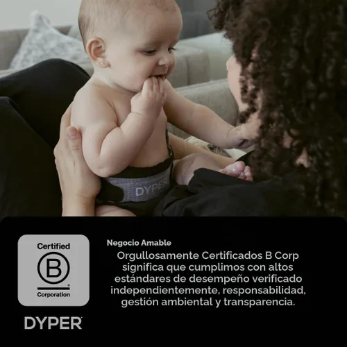 Vista 4 de DYPER - Pañales desechables para bebé de carbón mejorado para día y noche - Hechos con ingredientes a base de plantas* e honestos, hipoalergénicos