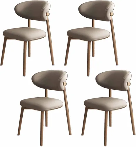 Vista 38 de Solid Wood Dining Chairs Kitchen Chairs Set of 2 Mid Century Modern Dining Chairss with Wooden Frame and Upholstered, Armless, Cafe Casual Chairss