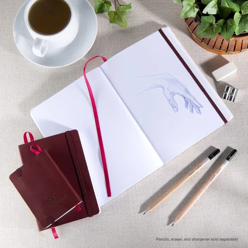 Vista 5 de Cuaderno de bocetos Travelers Dot Grid Pentalic Art, libre de ácidos