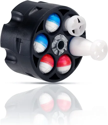 Vista 3 de Mercury Rise Torpedo Revolver calibre .50 Pistola de entrenamiento Paintball Pistola Marcador/Cilindro