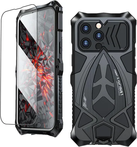 Vista 14 de Armor - Funda de teléfono para iPhone 14 de grado militar, probada en caídas 360°, cubierta de protección de cuerpo completo, resistente híbrido