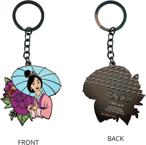 Vista 3 de Loungefly Disney Mulan - Llavero con diseño floral