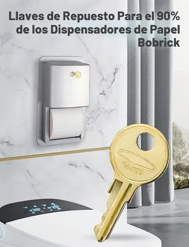 Vista 2 de Mellbree Llave dispensadora CAT74 para toalla de papel higiénico Bobrick