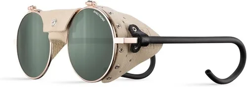 Vista 6 de Julbo Gafas de sol Vermont Glacier para hombres y mujeres con protectores laterales de cuero para senderismo, esquí, senderismo - 100% protección UV