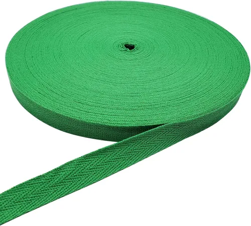 Vista 50 de Cinta de espiga de 50 yardas, cinta de algodón para coser (beige, 1 pulgada) Materiales respetuosos con el medio ambiente, suaves