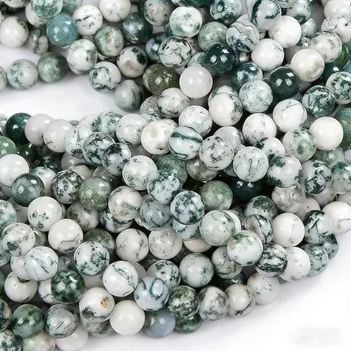 Vista 8 de Zenkeeper 116 piezas cuentas de piedra de sangre africana para hacer joyería 6 MM cuentas sueltas de piedras preciosas de sangre africana
