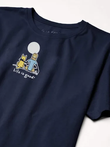 Vista 3 de Life is Good camisa crusher Unisex Adulto Vintage con gráficos de Jake & Rocket Dog